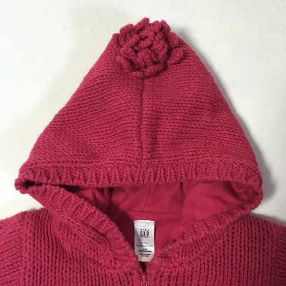 Sweater Hoodie Zip Front: 3-6 months - Picture 3 of 10